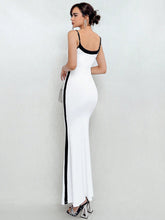 Color Block Mermaid Hem Cami Dress
